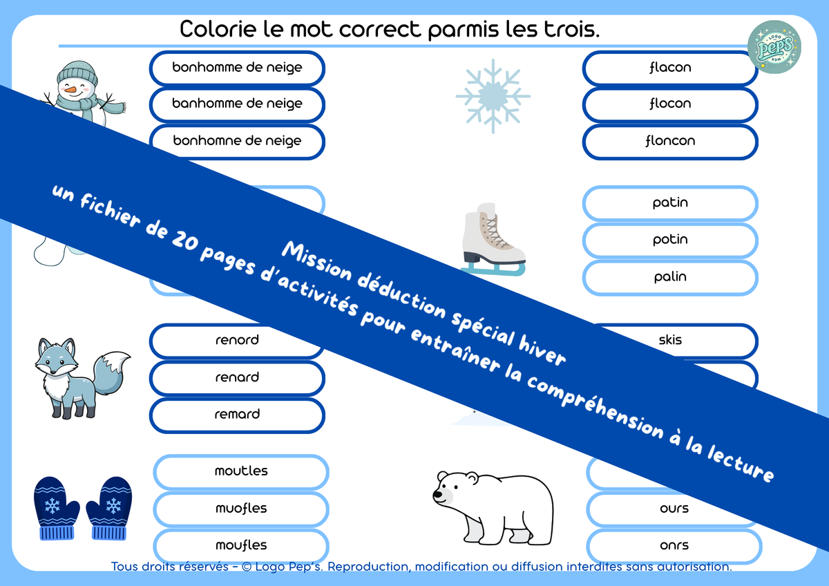 Mission déduction - Spécial hiver