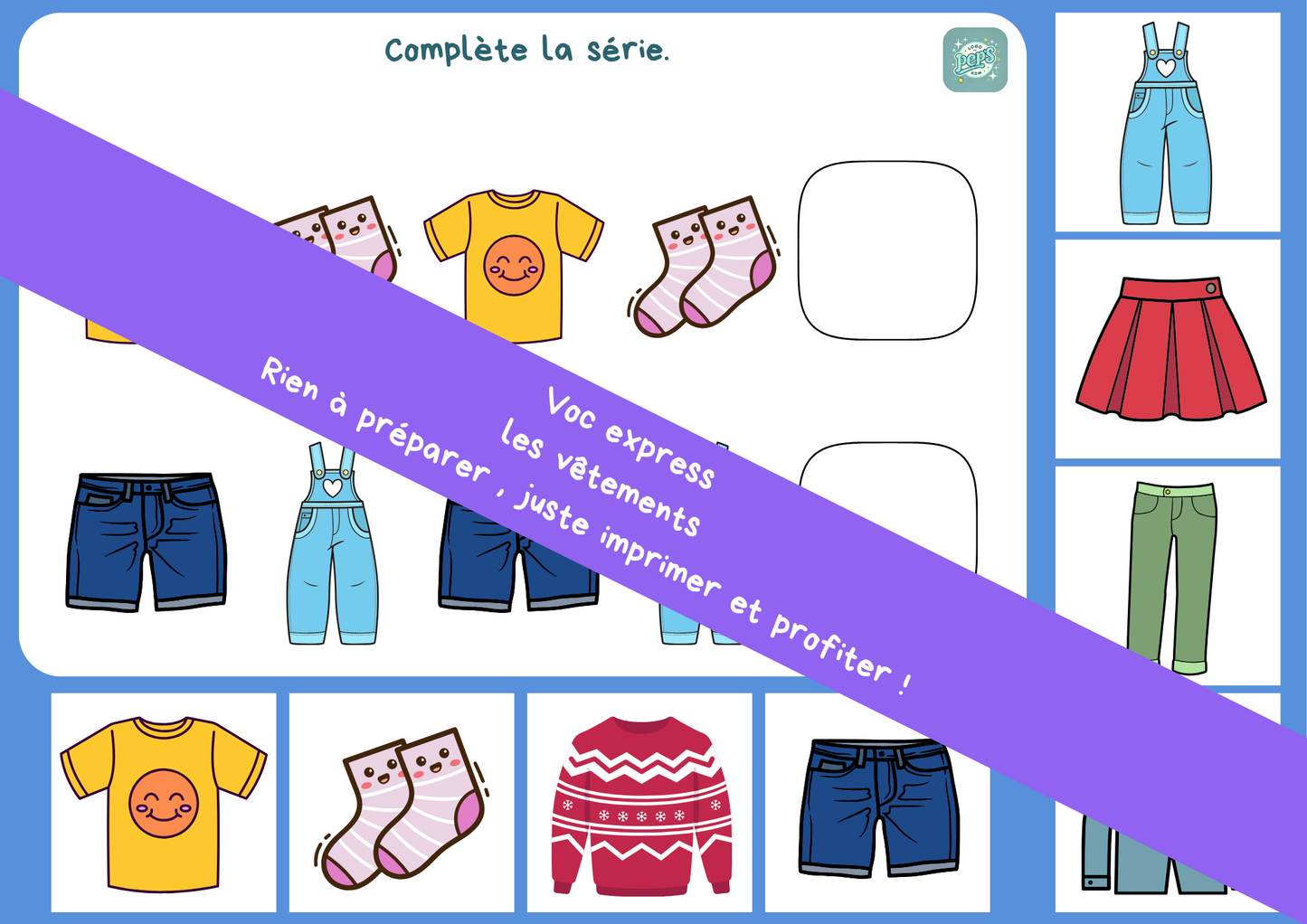 Voc express - les vêtements