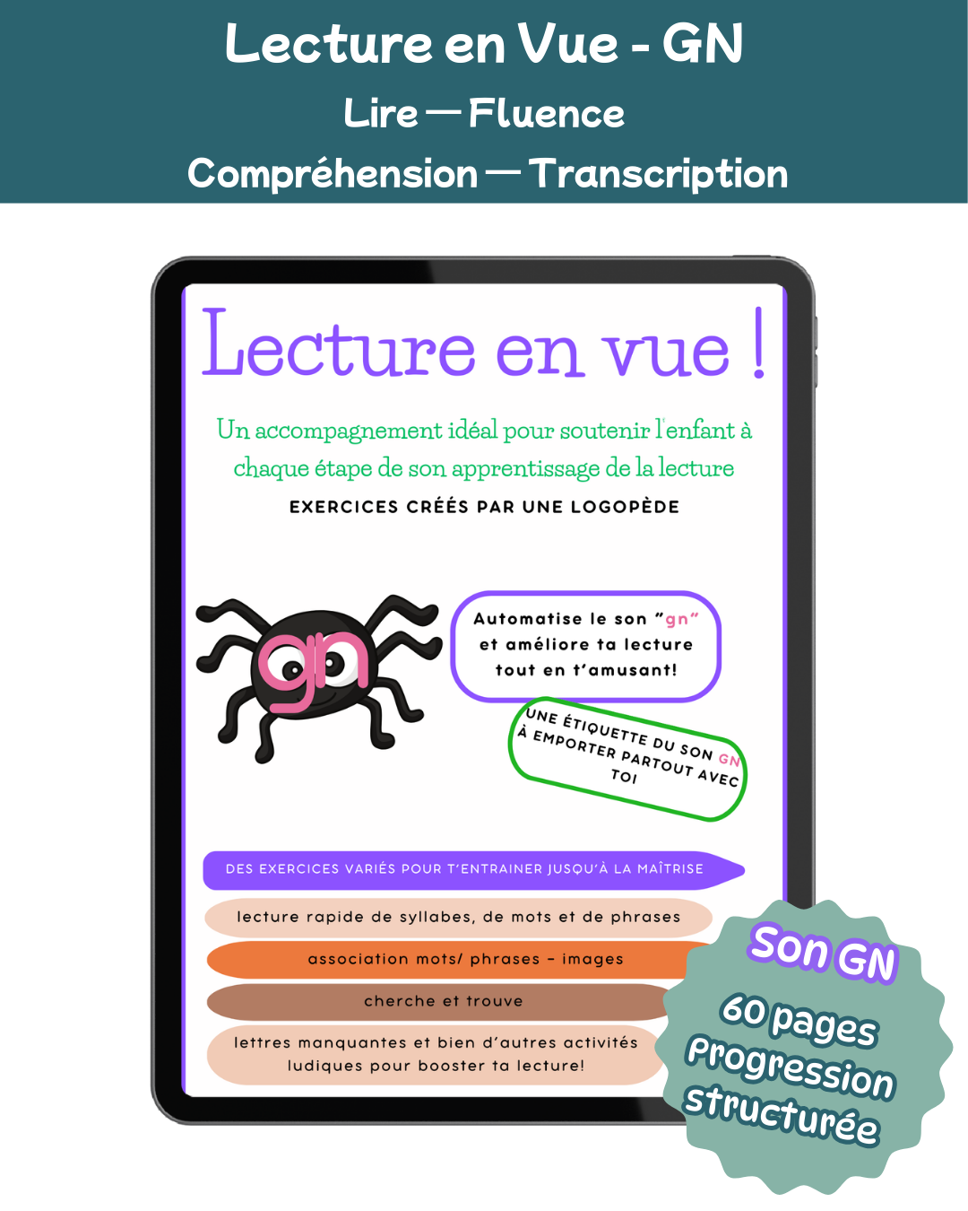 Lecture en vue "gn"