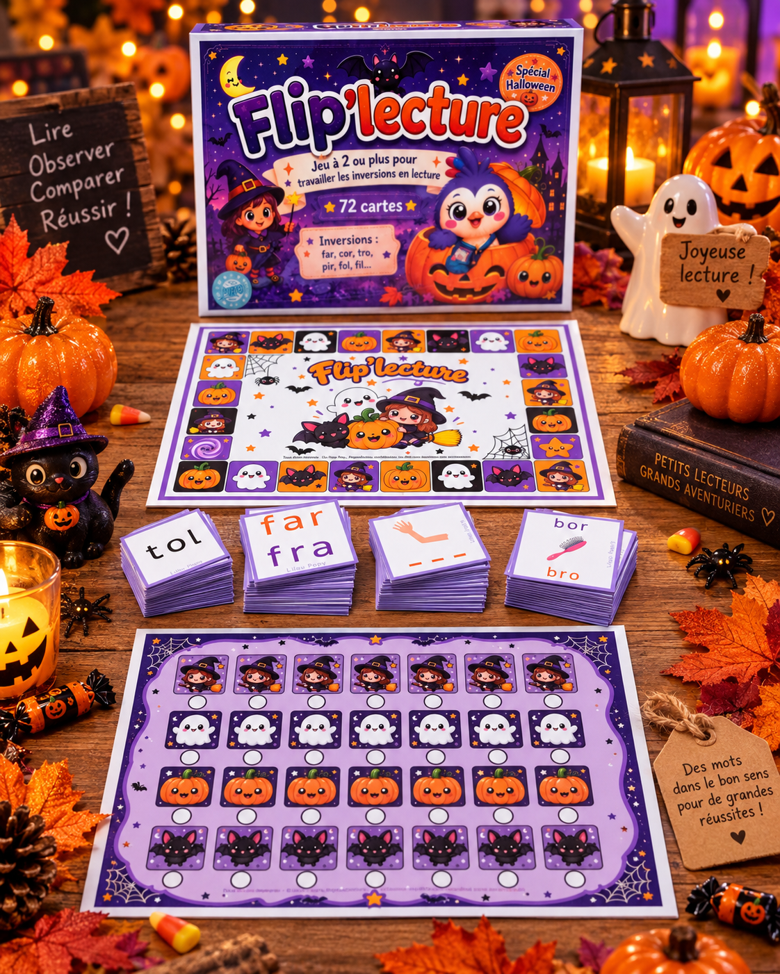 Pack Halloween - 4 jeux pour des séances monstrueusement motivantes !
