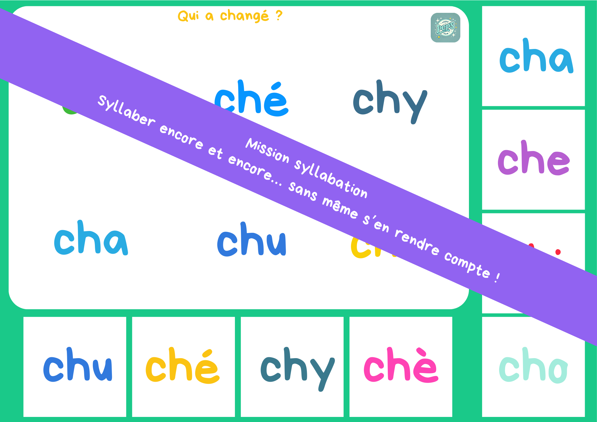 Pack Mission syllabation