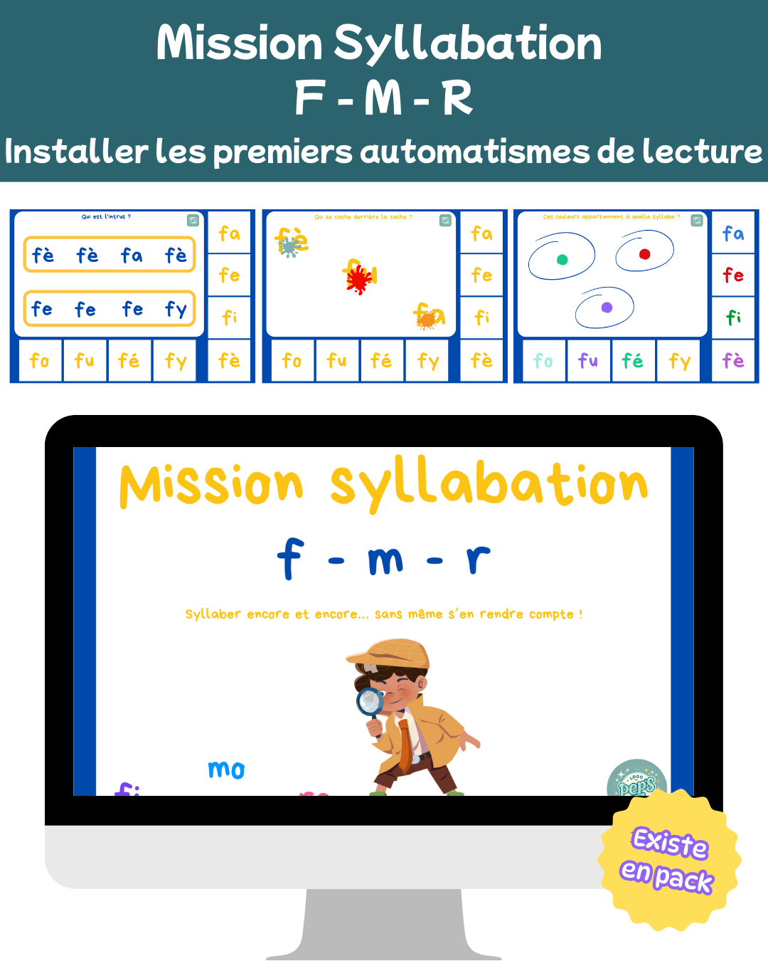 Mission syllabation : f - m - r
