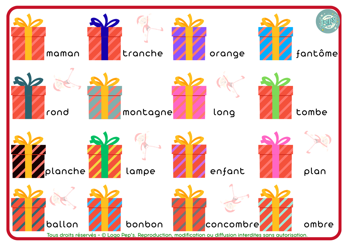 Sauvons la tournée du Père Noël – Un jeu de lecture ludique et magique 🎄✨