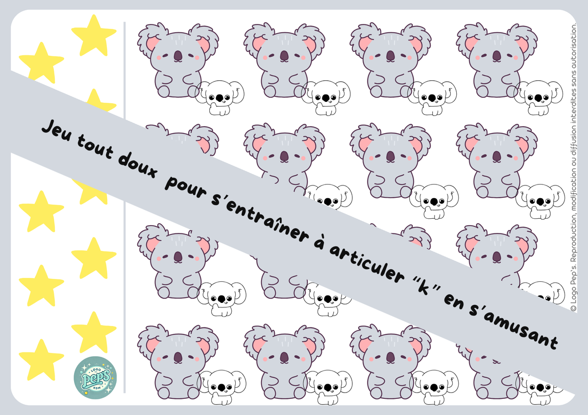 Articu'aventure : "k" position initiale/médiane/finale