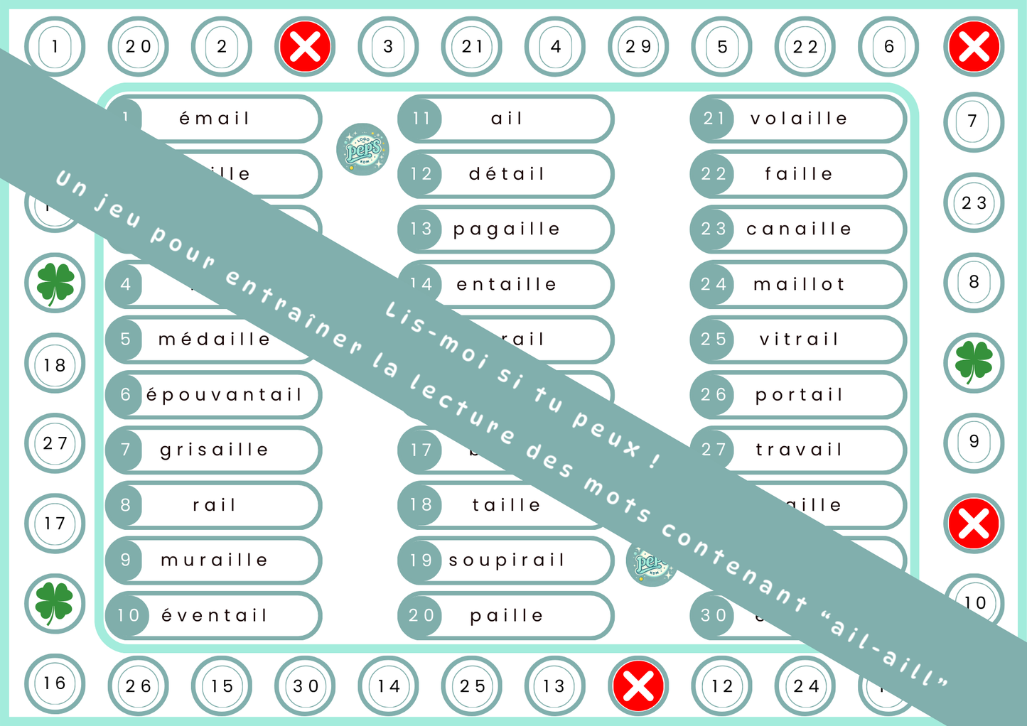 Lis-moi si tu peux - AIL/AILLE