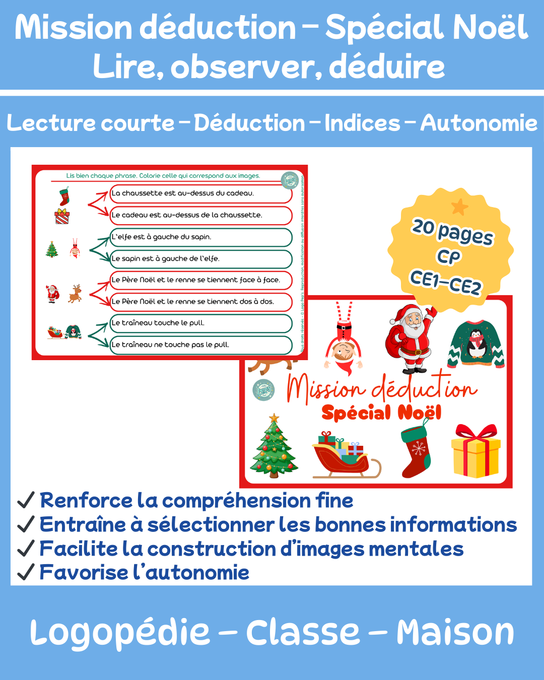 Mission déduction : spécial Noël !