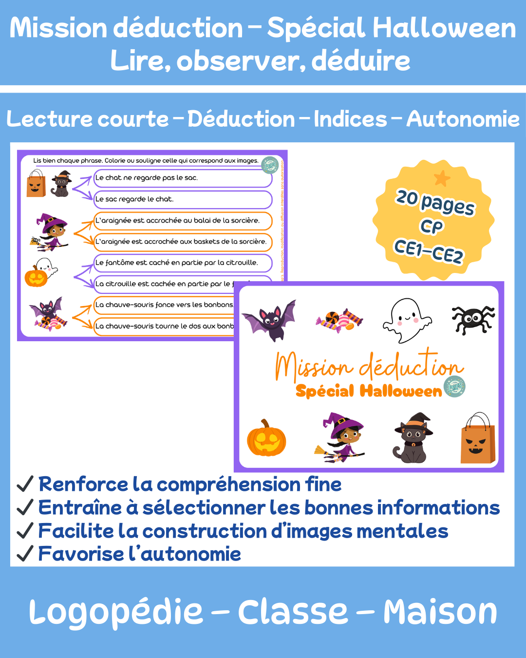 Mission déduction : spécial Halloween !