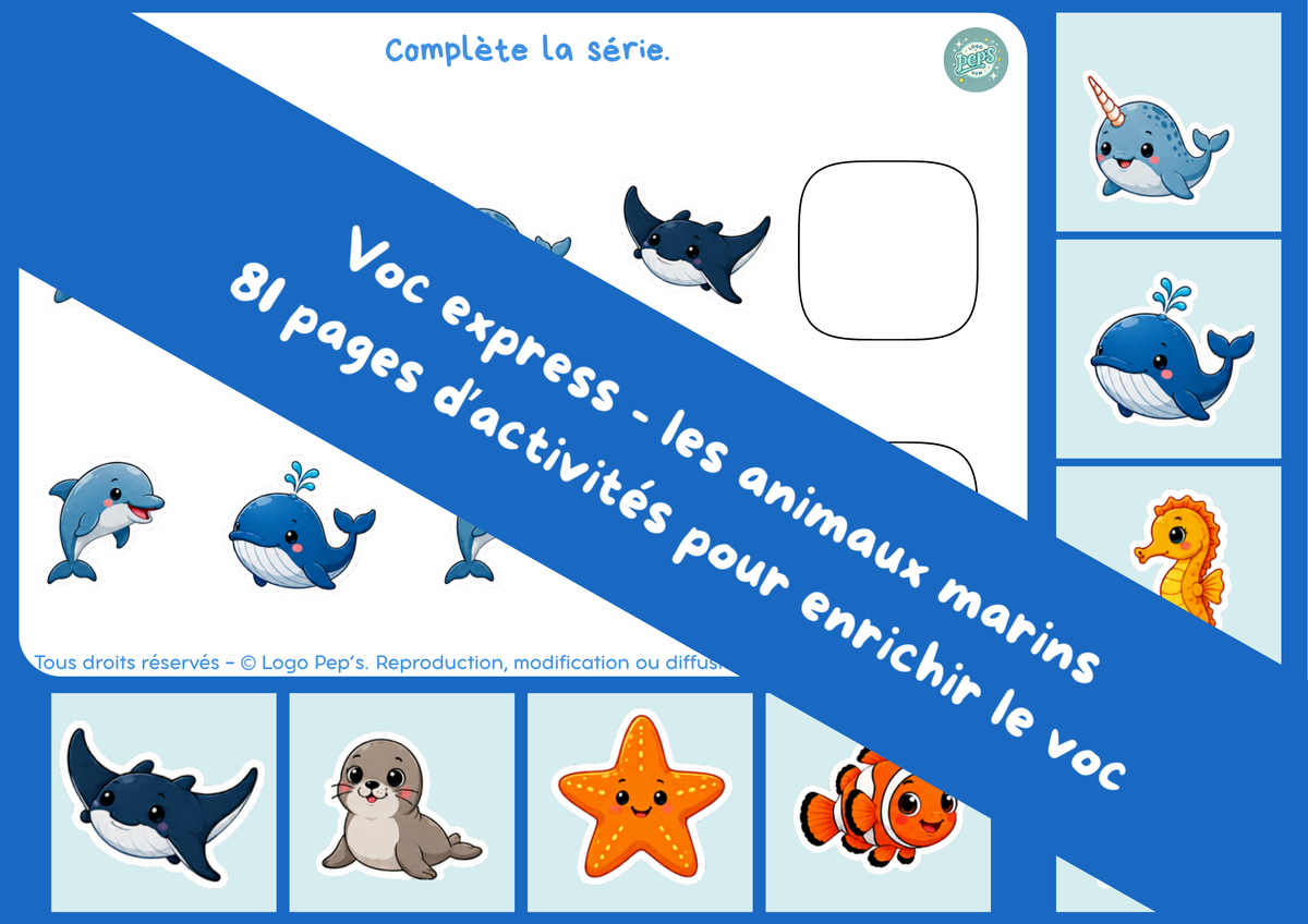 Voc Express – Les animaux marins