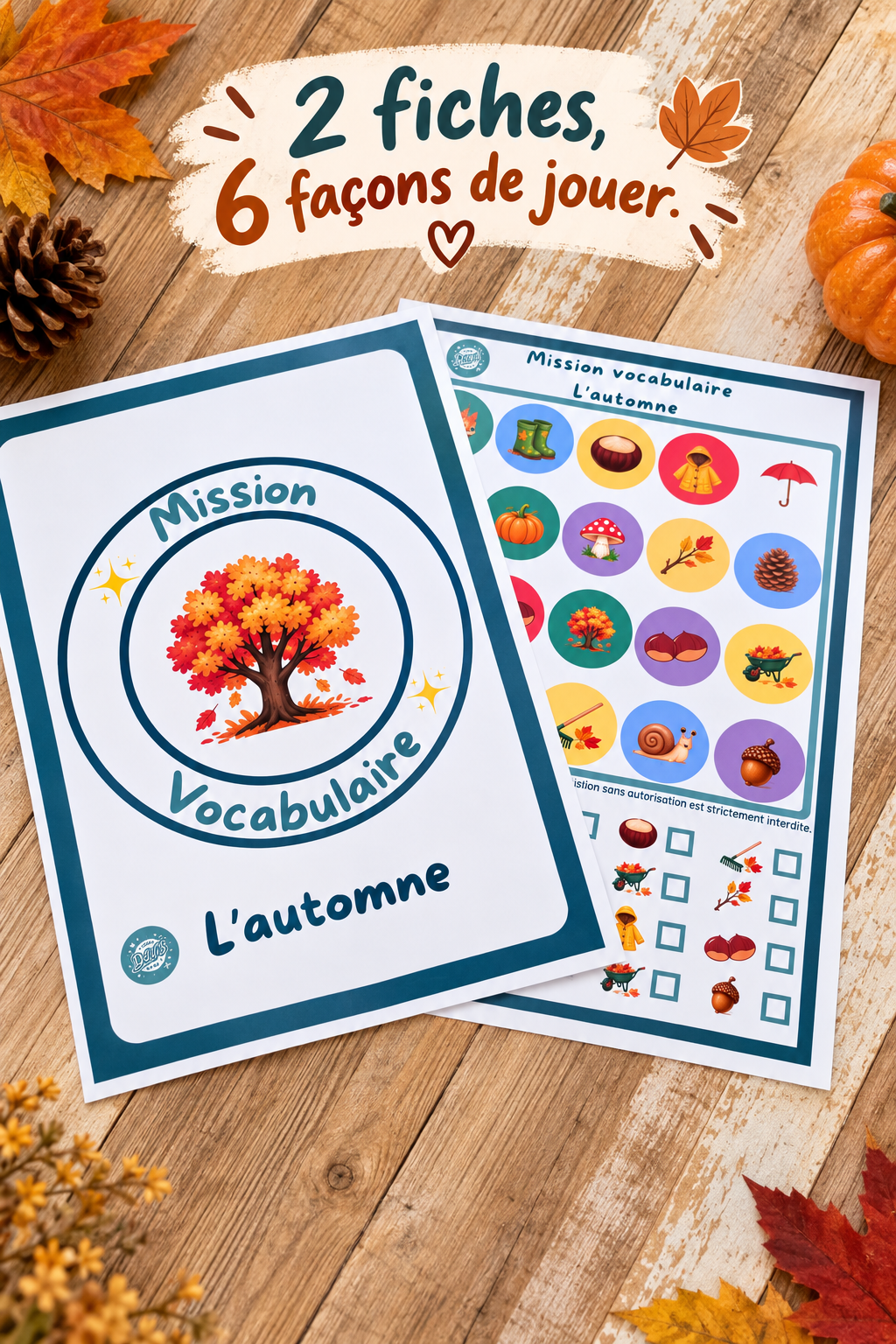 Mission vocabulaire - automne