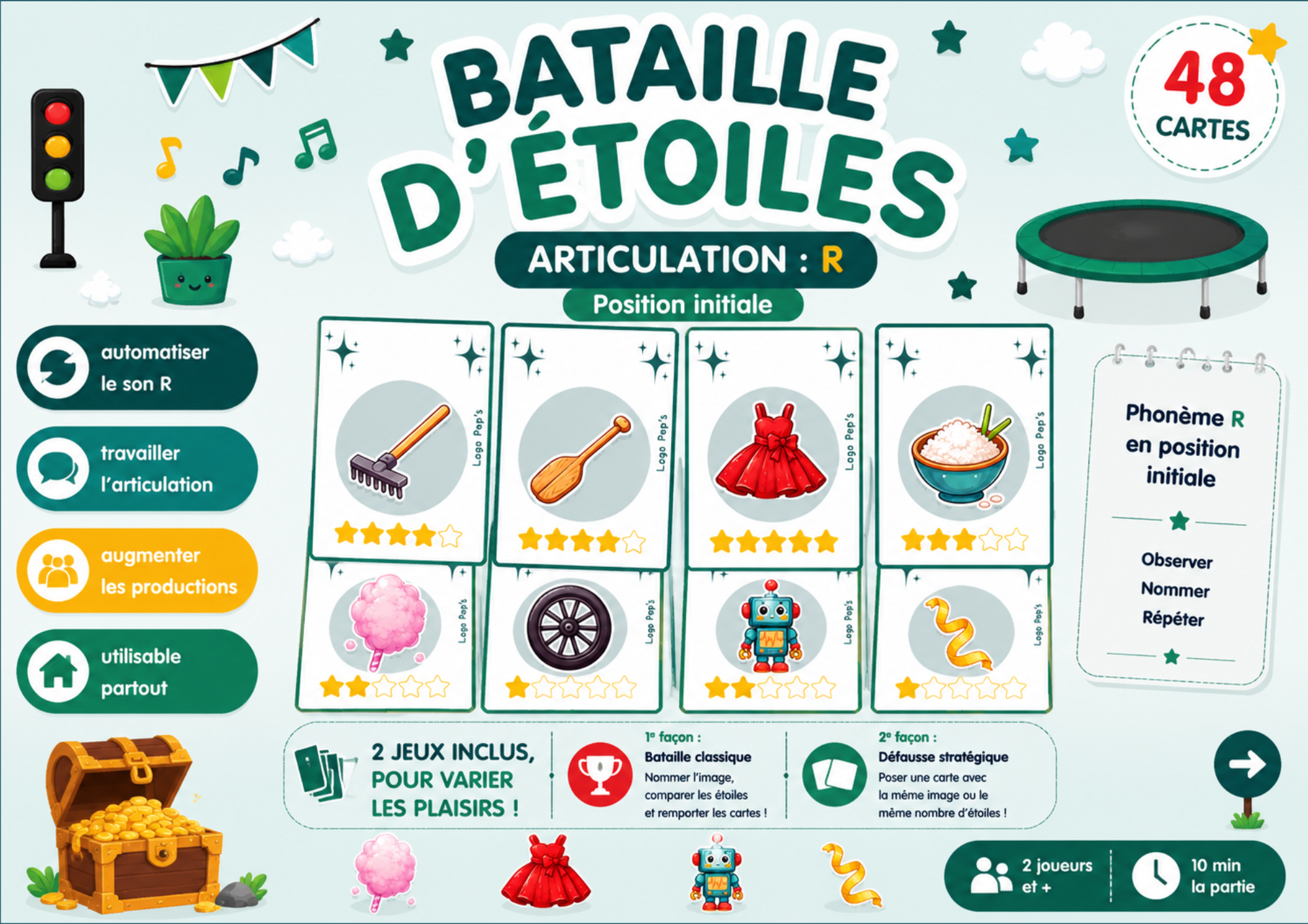 Bataille d'étoiles - Phonème R