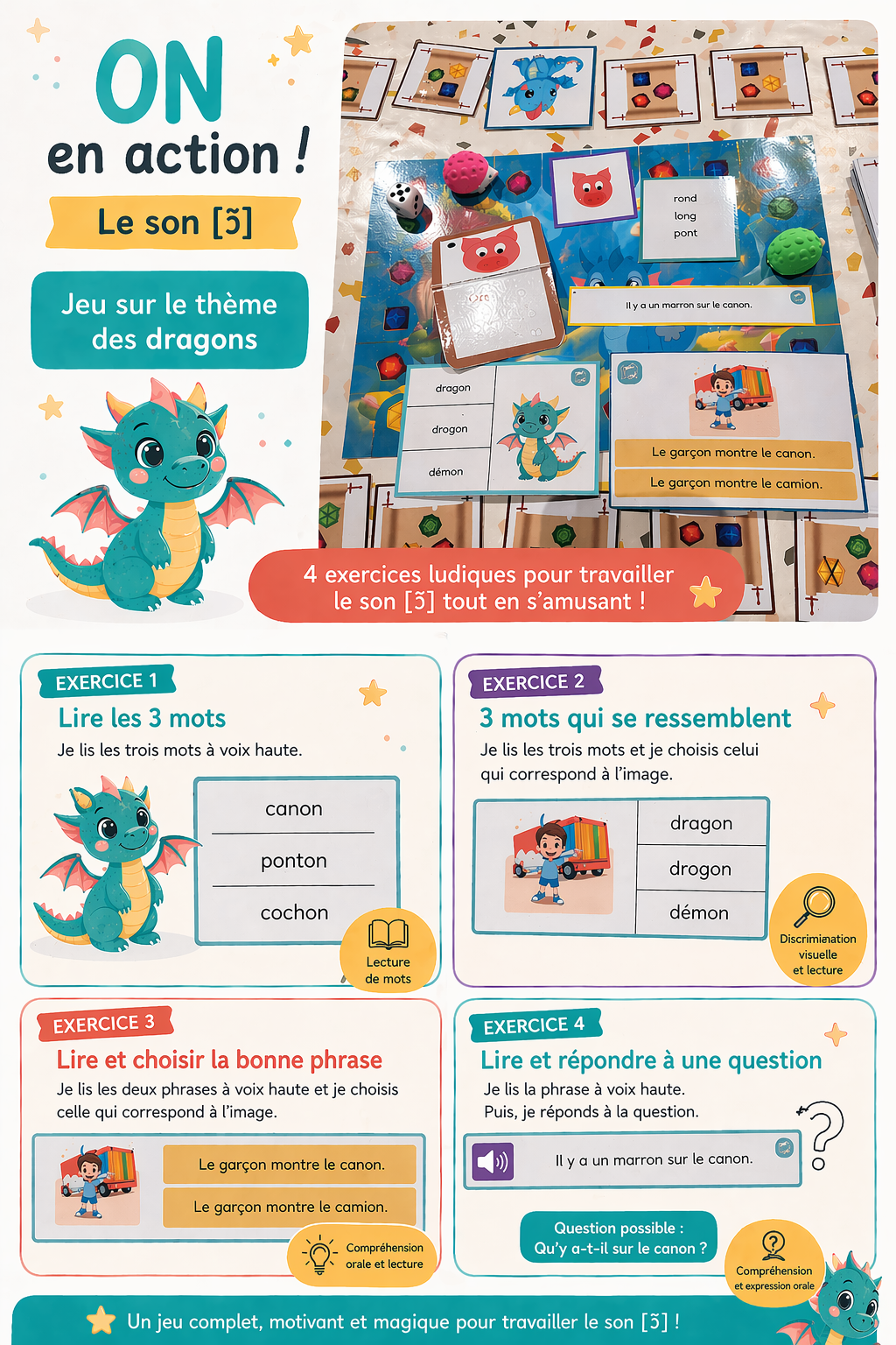 Jeu des dragons - Automatisation du son "on"