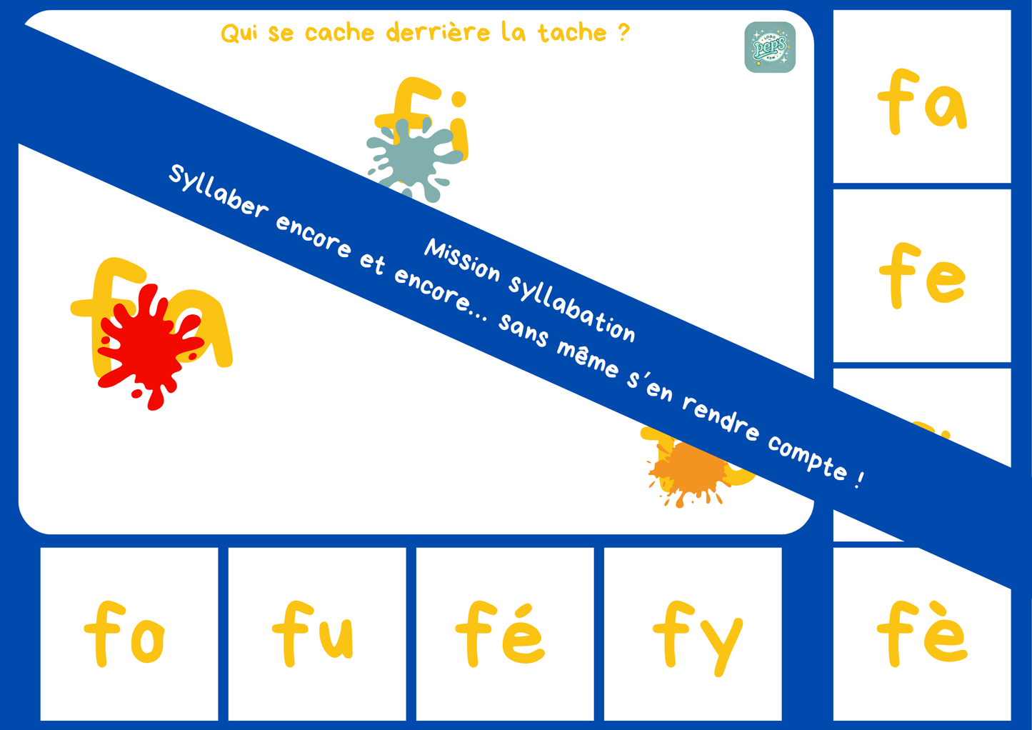 Mission syllabation : f - m - r