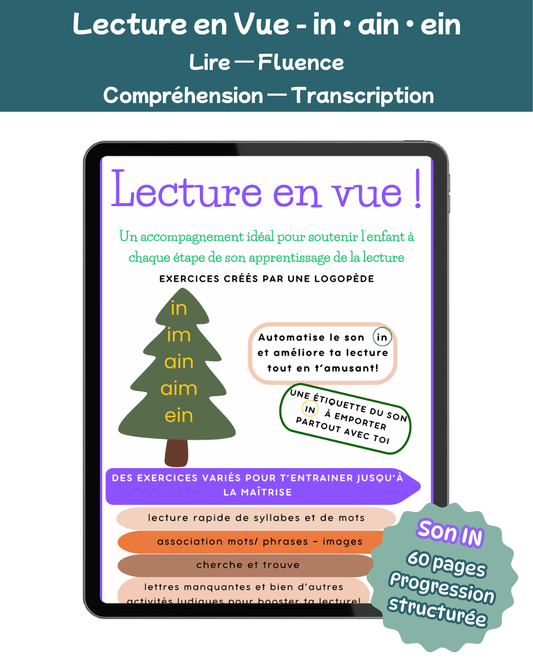 Lecture en vue - son "IN" - fichier lecture
