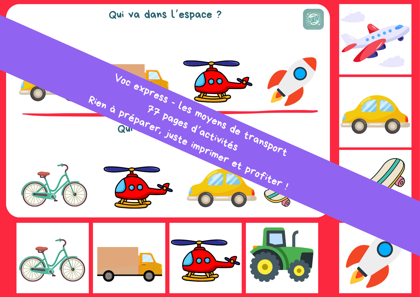 Voc express - les moyens de transport