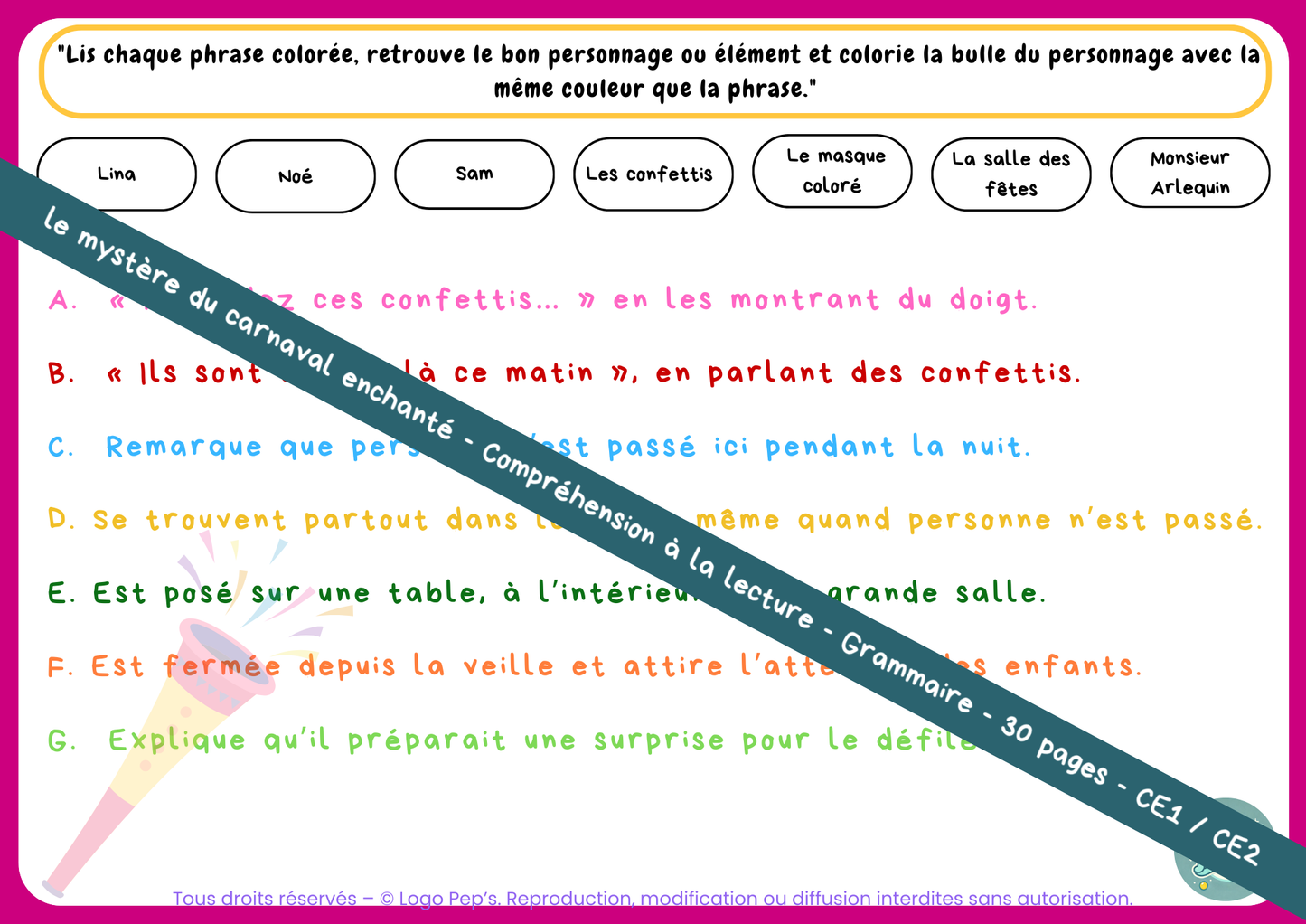 Le mystère du carnaval enchanté