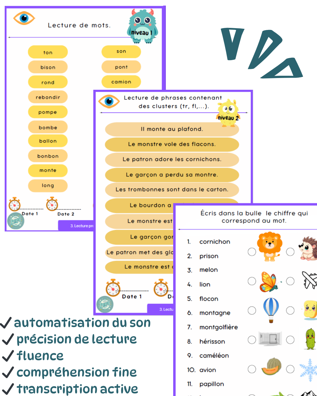 Lecture en vue - son "on" - fichier lecture
