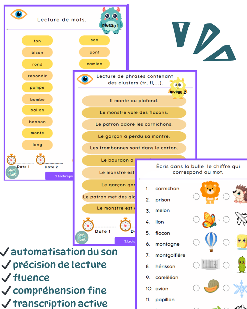 Lecture en vue - son "on" - fichier lecture