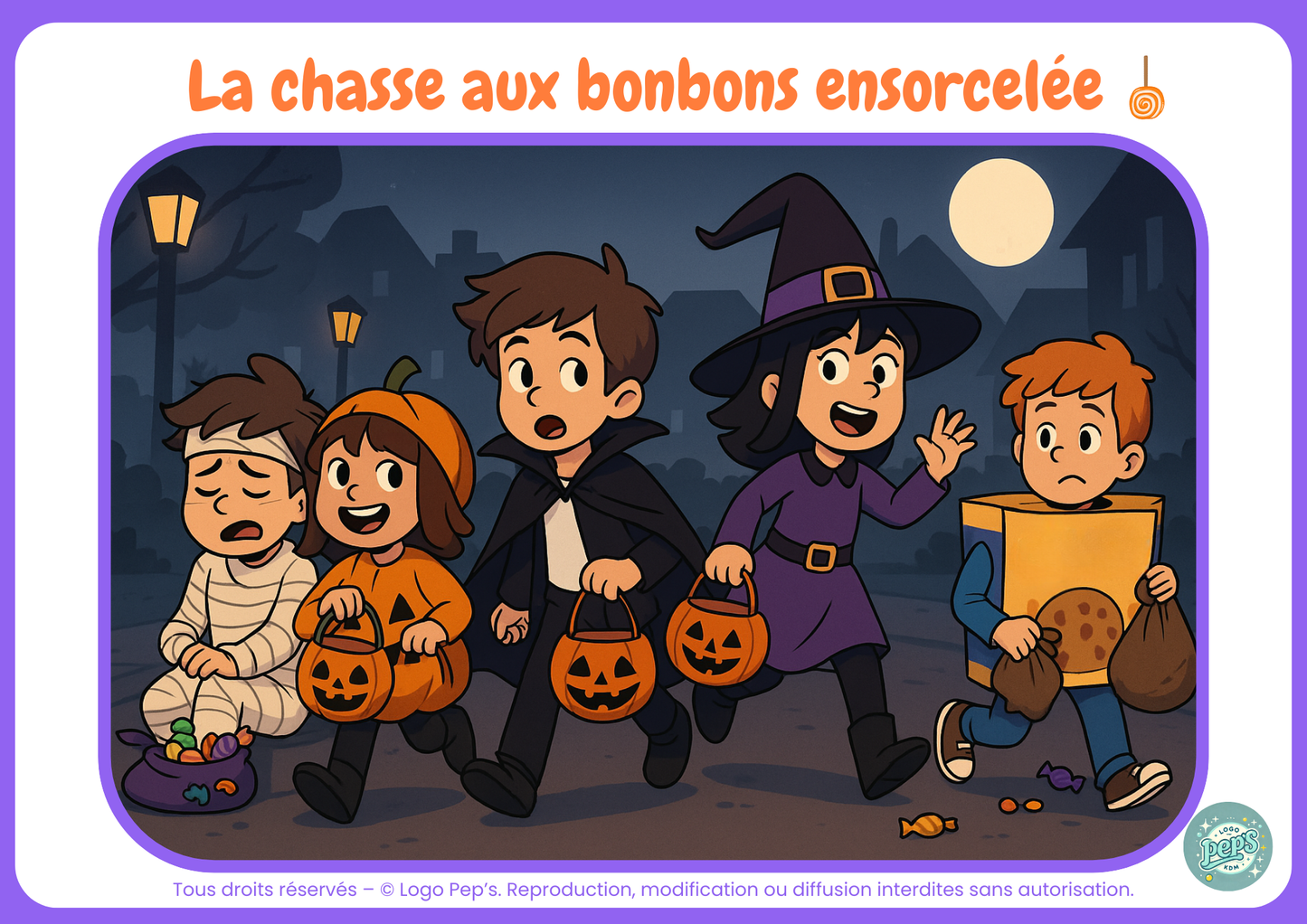 La chasse aux bonbons ensorcelée