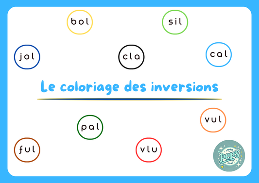 Le coloriage des inversions 2