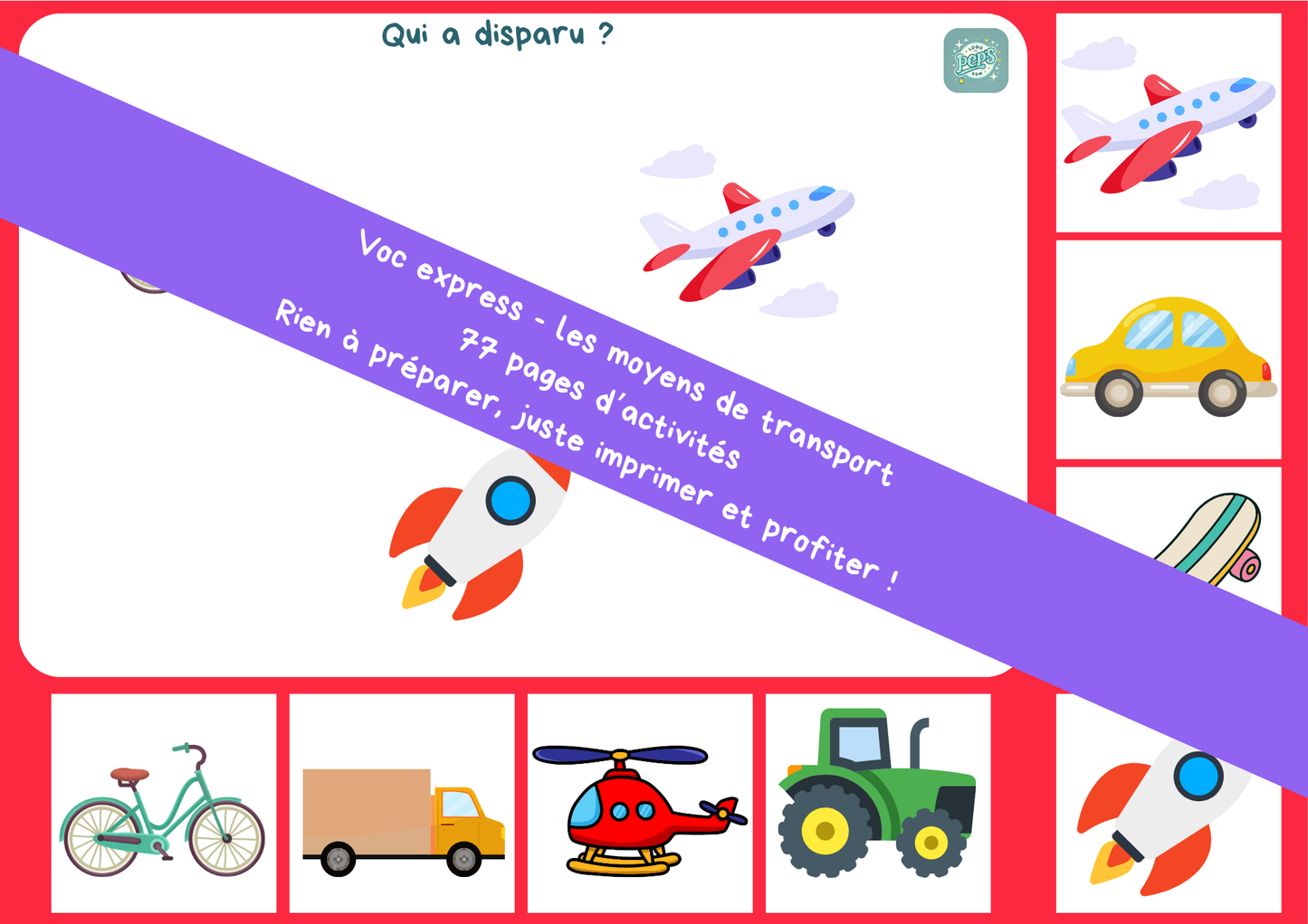 Voc express - les moyens de transport