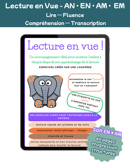 Lecture en vue - son "an/en" - fichier lecture