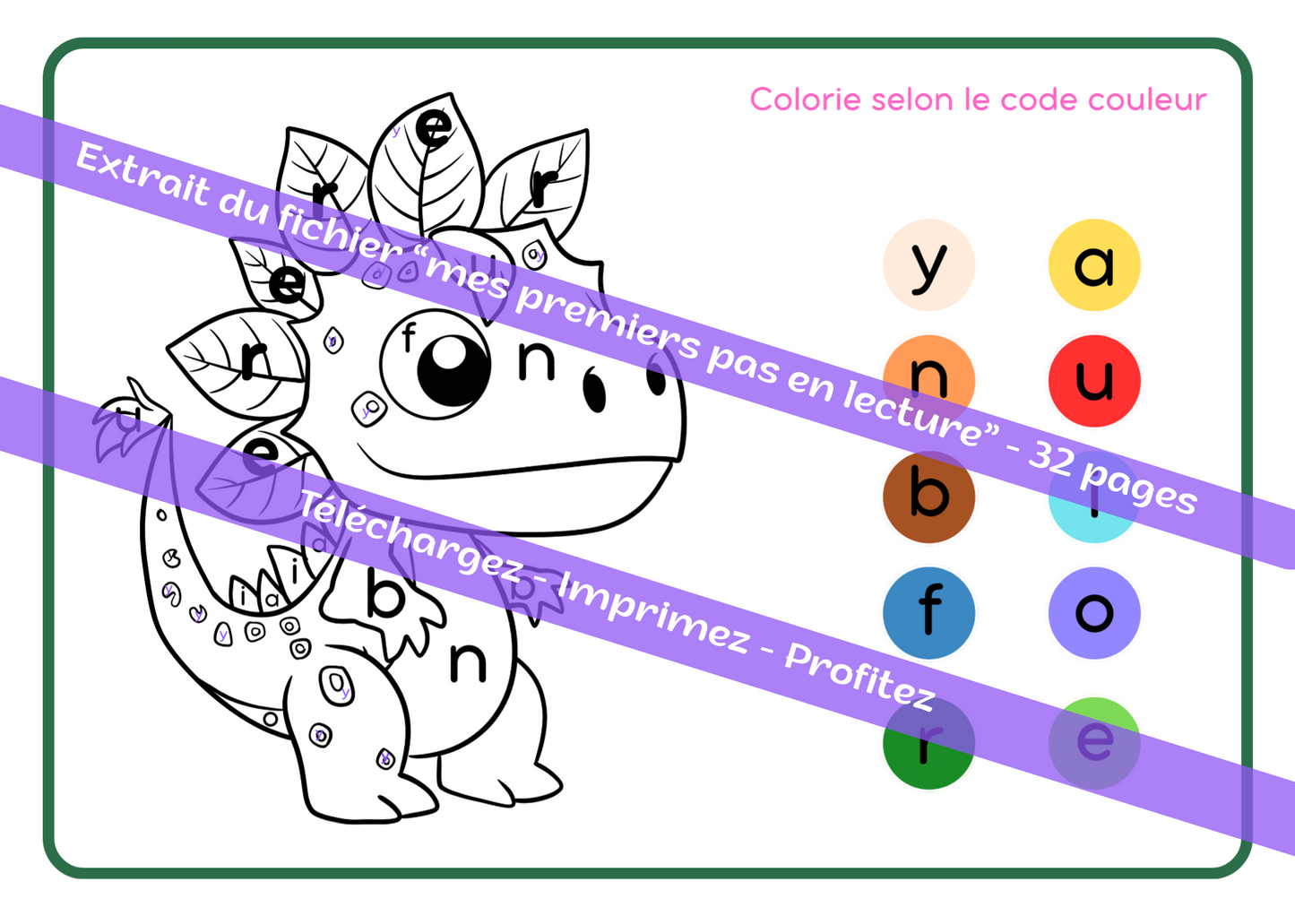 Pack – Mes Premiers Pas en Lecture (Licorne + Policier + Dinosaure)