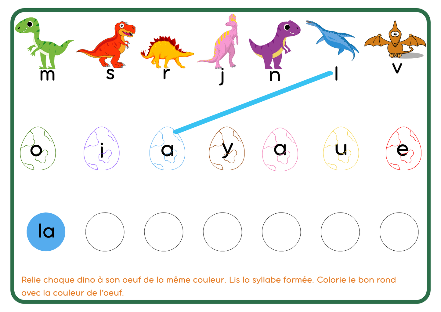 Mes premiers pas en lecture - thème dinosaure