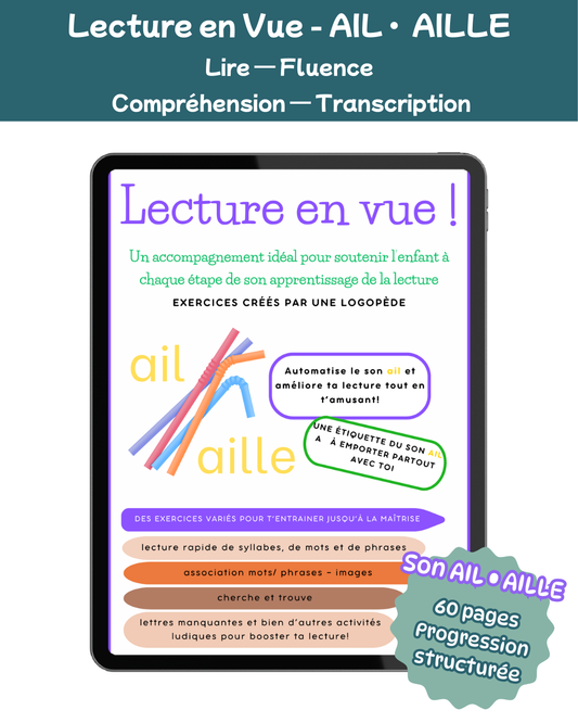 Lecture en vue "ail"