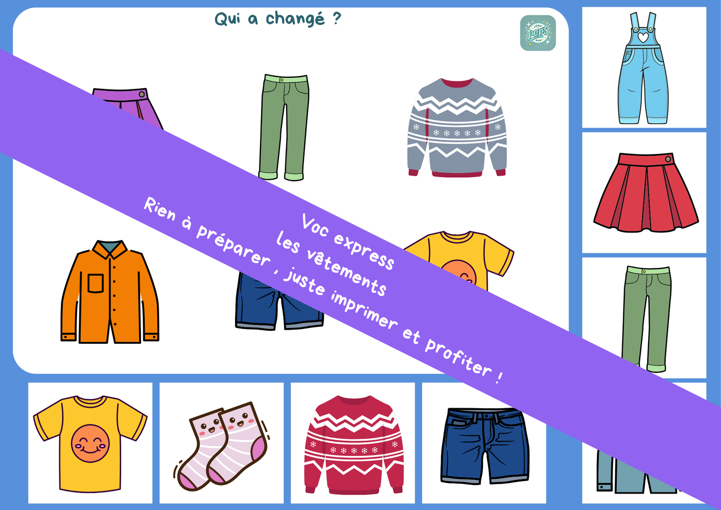 Voc express - les vêtements