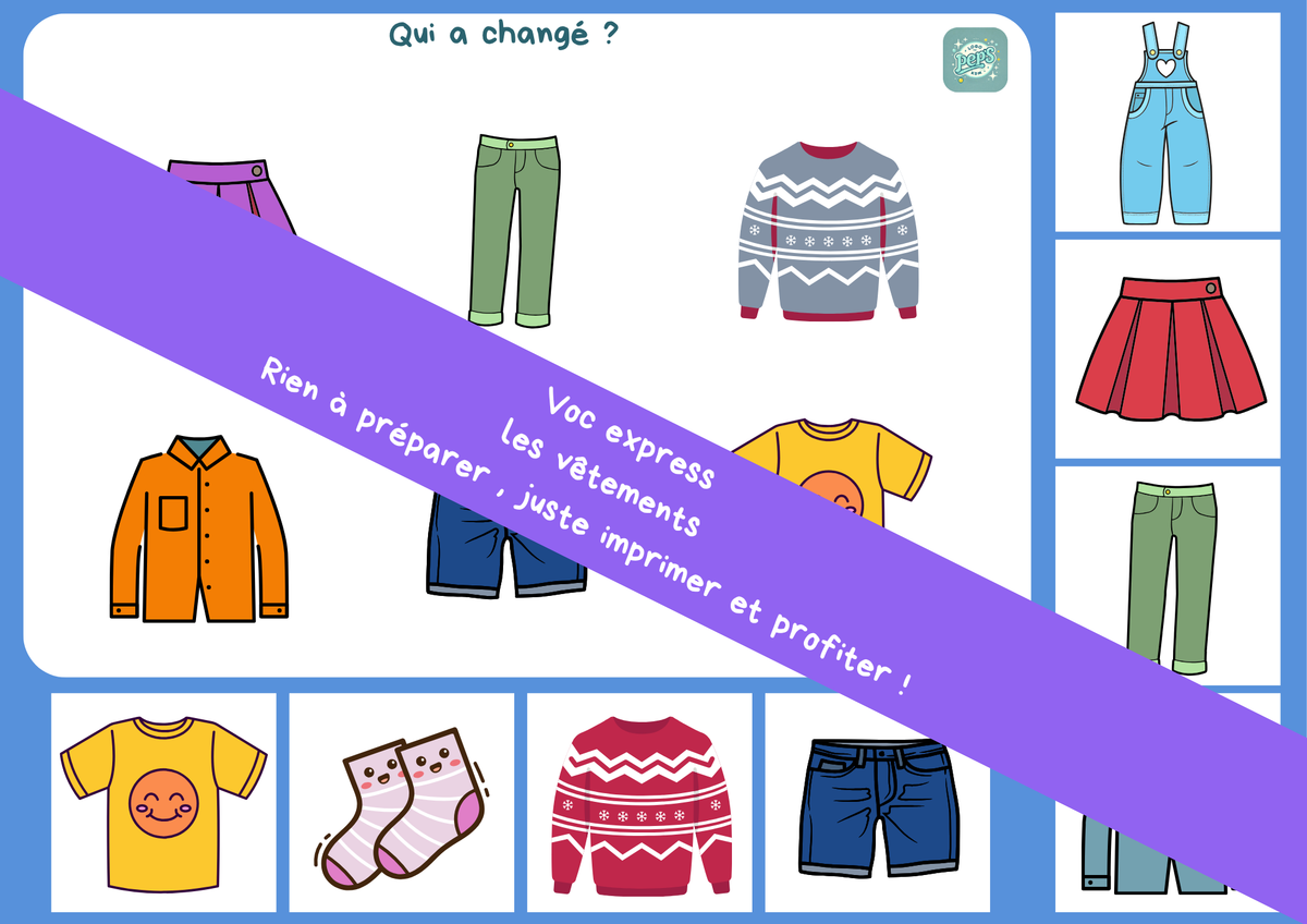 Voc express - les vêtements