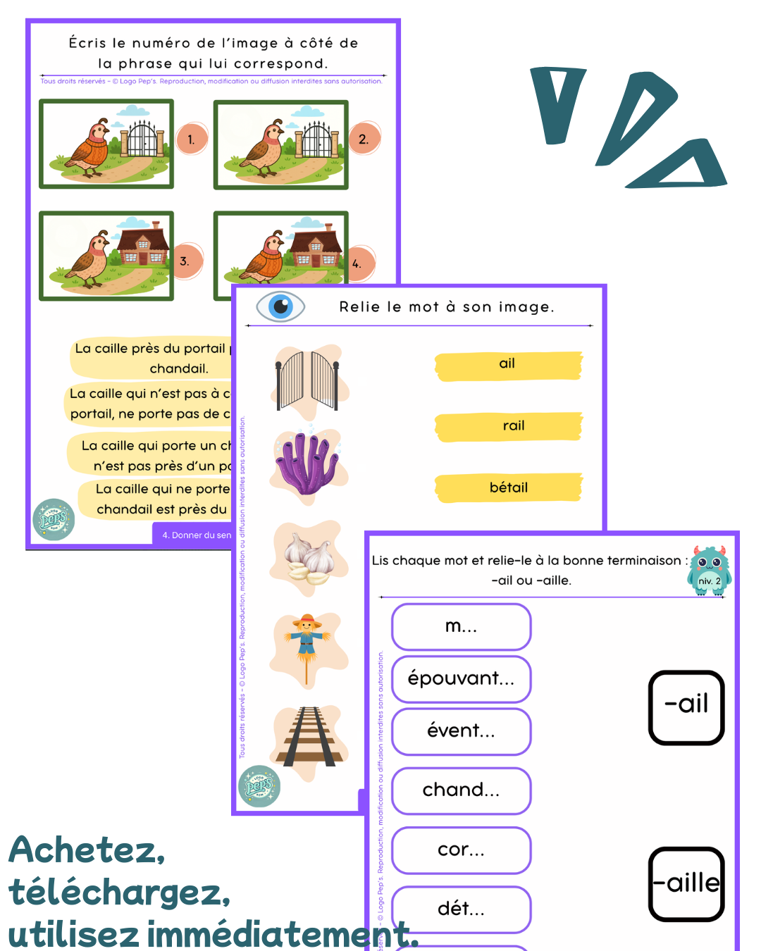 Lecture en vue "ail"