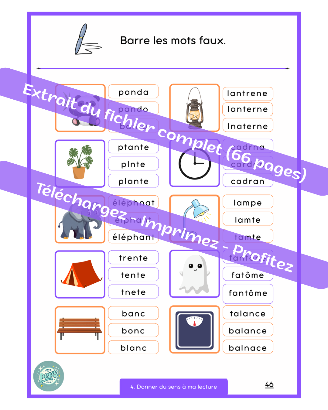 Lecture en vue - son "an/en" - fichier lecture