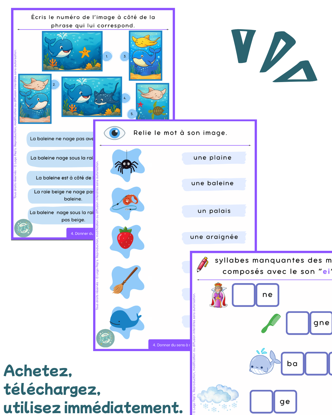 Lecture en vue - fichier lecture - sons "ei/ai"