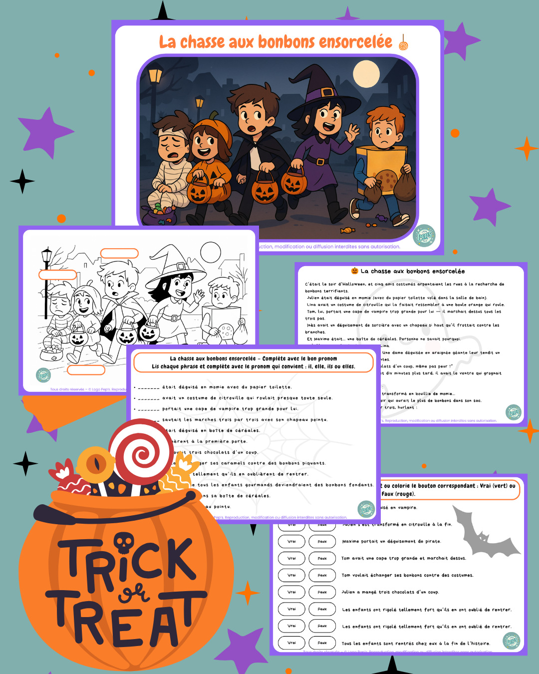 La chasse aux bonbons ensorcelée