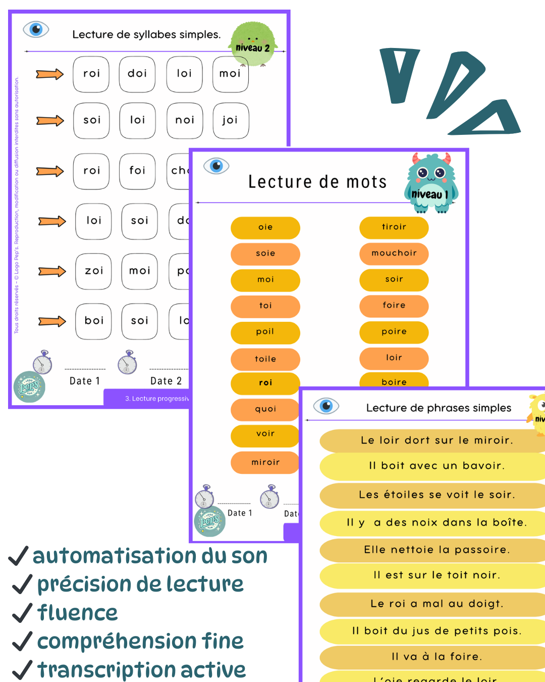 Lecture en vue - son "OI" - fichier lecture