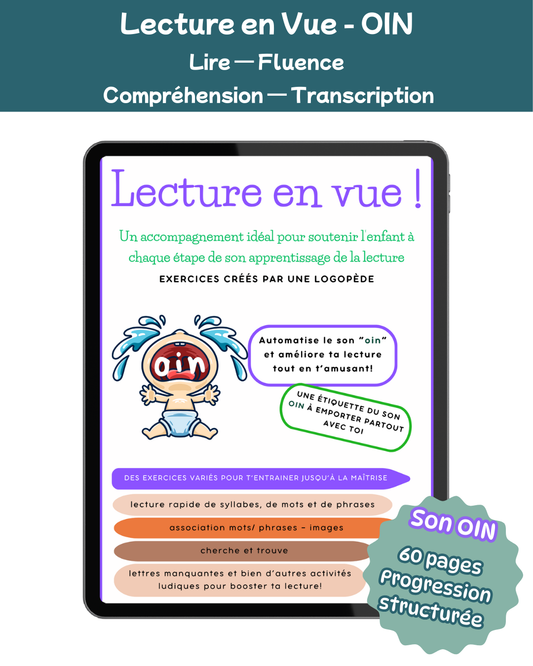 Lecture en vue "oin"