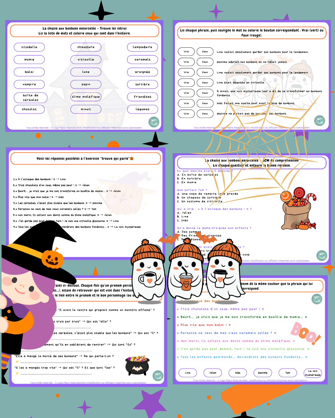 La chasse aux bonbons ensorcelée