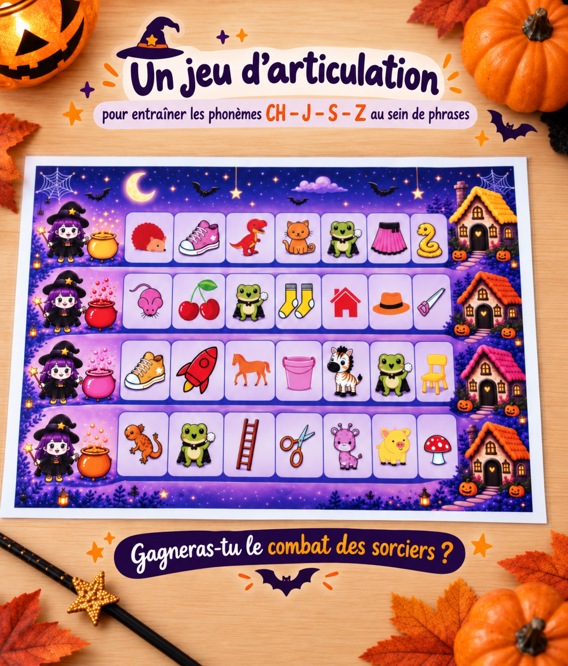 Pack Halloween -  4 jeux pour des séances monstrueusement motivantes !