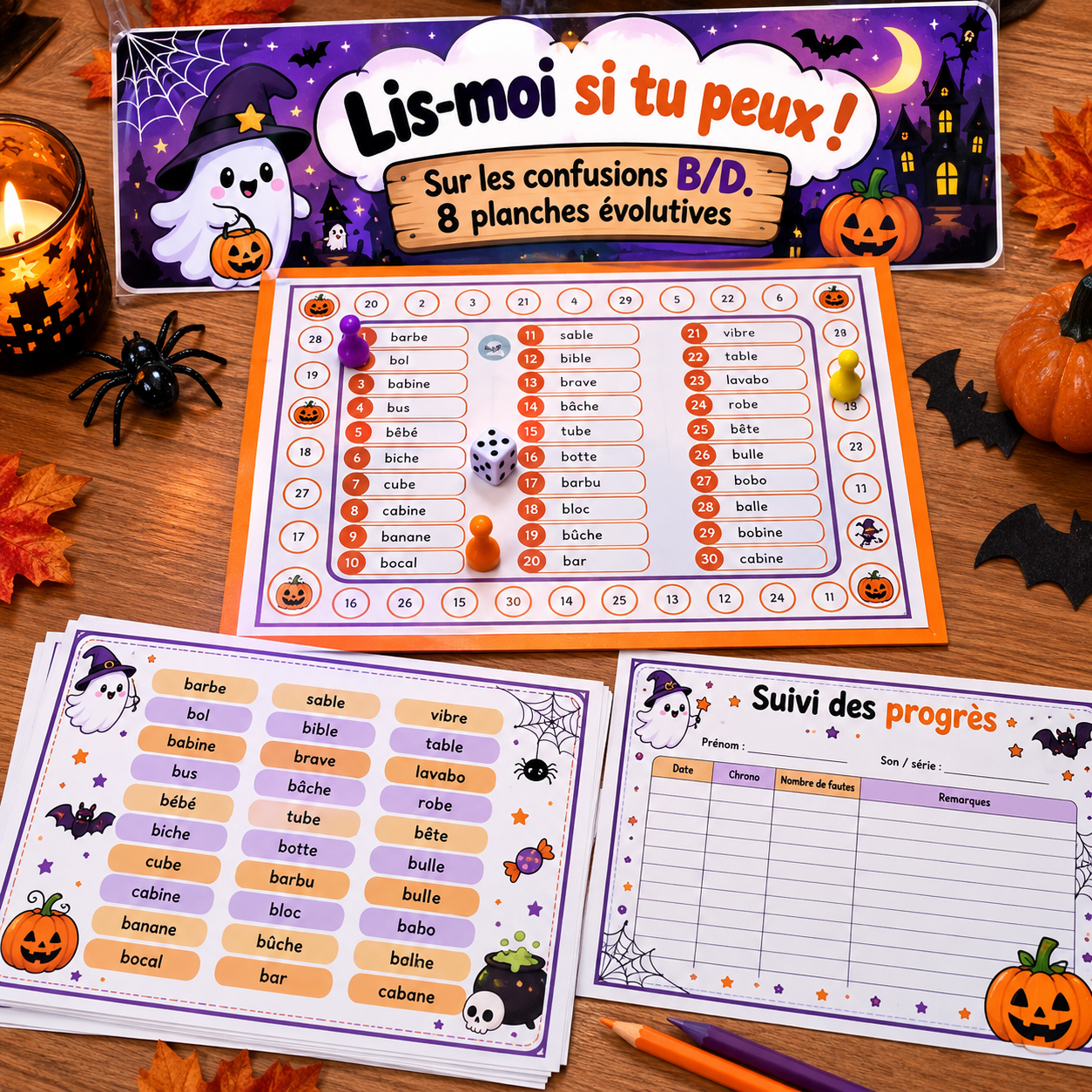 Lis-moi si tu peux ! Confusion b/d