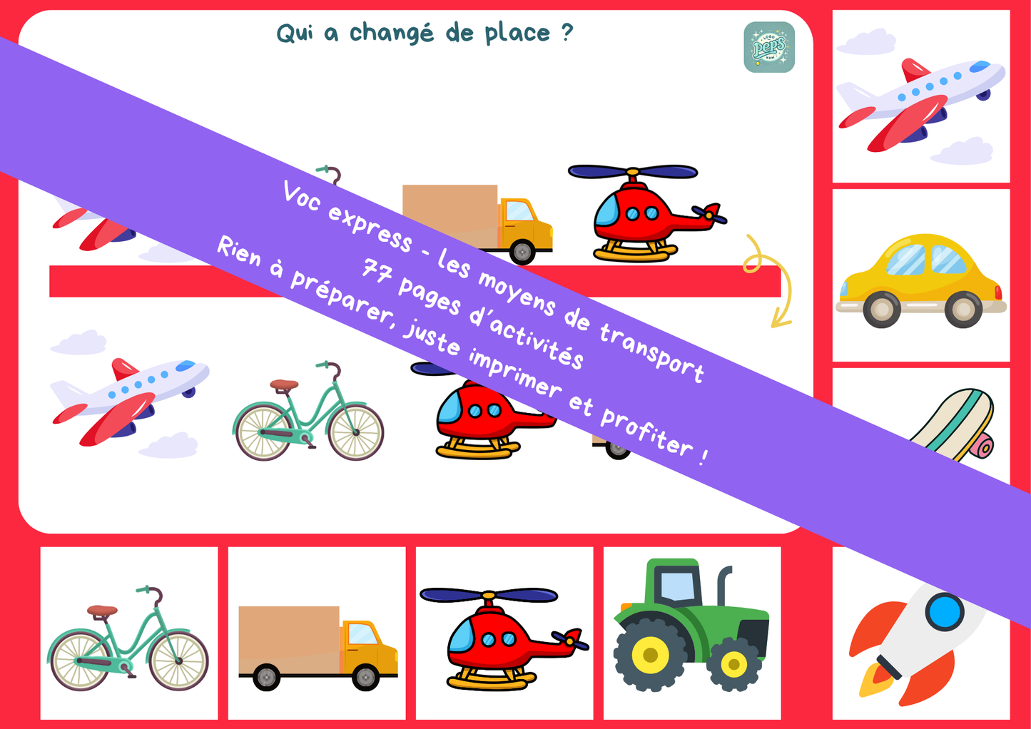 Voc express - les moyens de transport