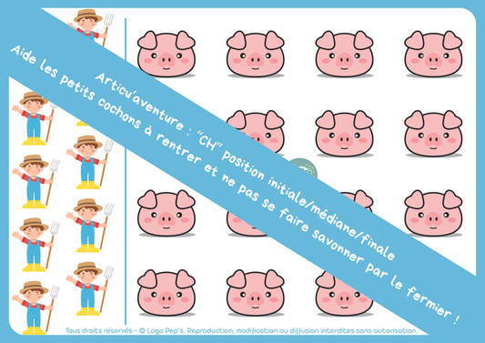 Articu'aventure : "ch" position initiale/médiane/finale