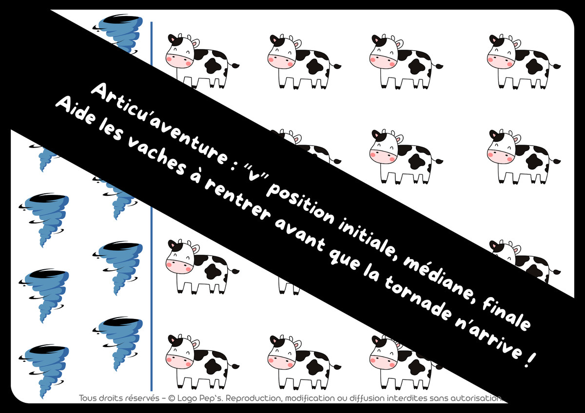 Articu'aventure : "v" position initiale/médiane/finale