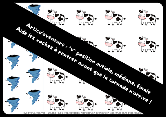 Articu'aventure : "v" position initiale/médiane/finale