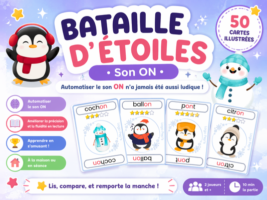 Bataille d'étoiles - Son ON - 50 cartes