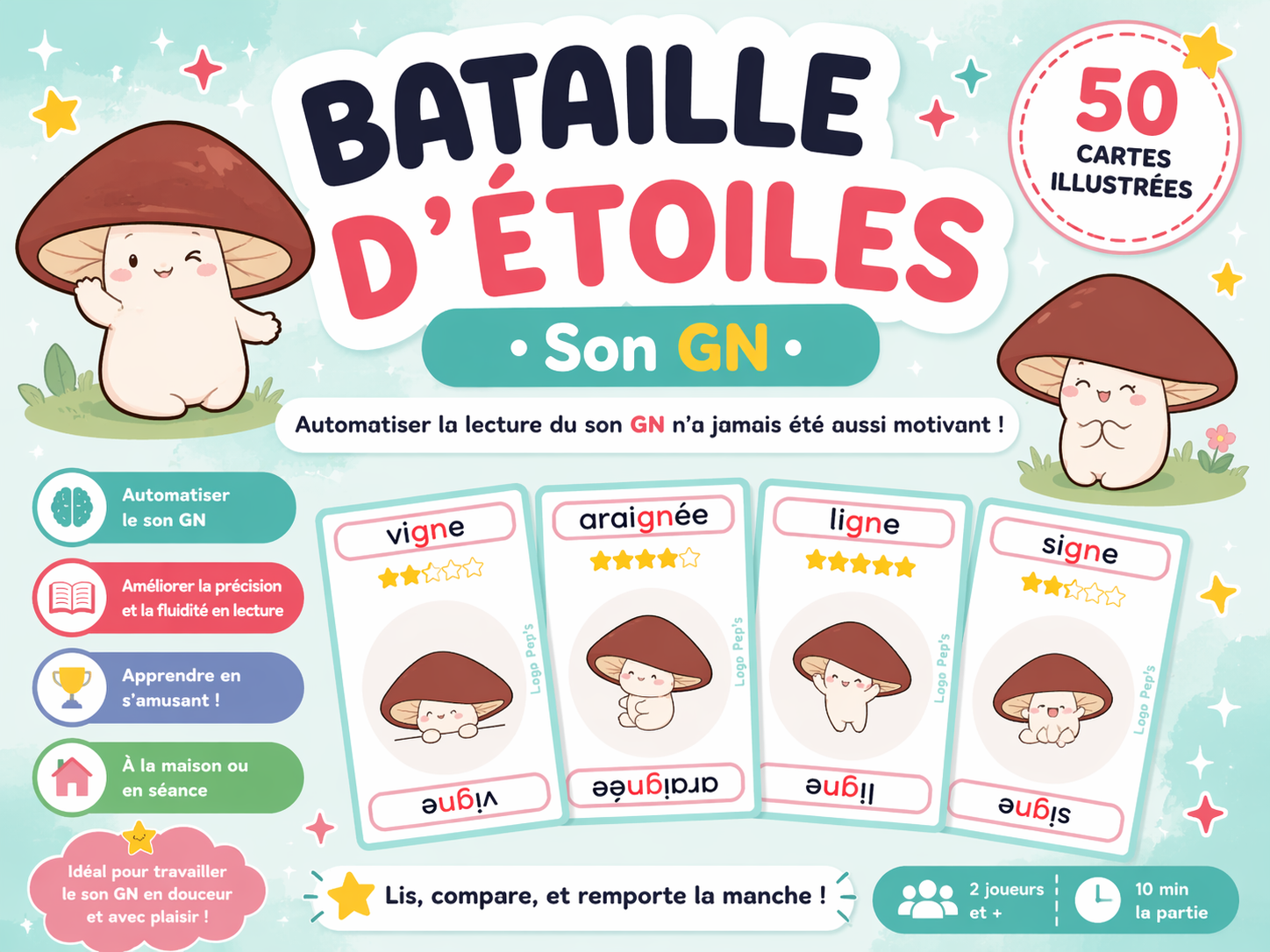 Bataille d’étoiles – Son GN (50 cartes)