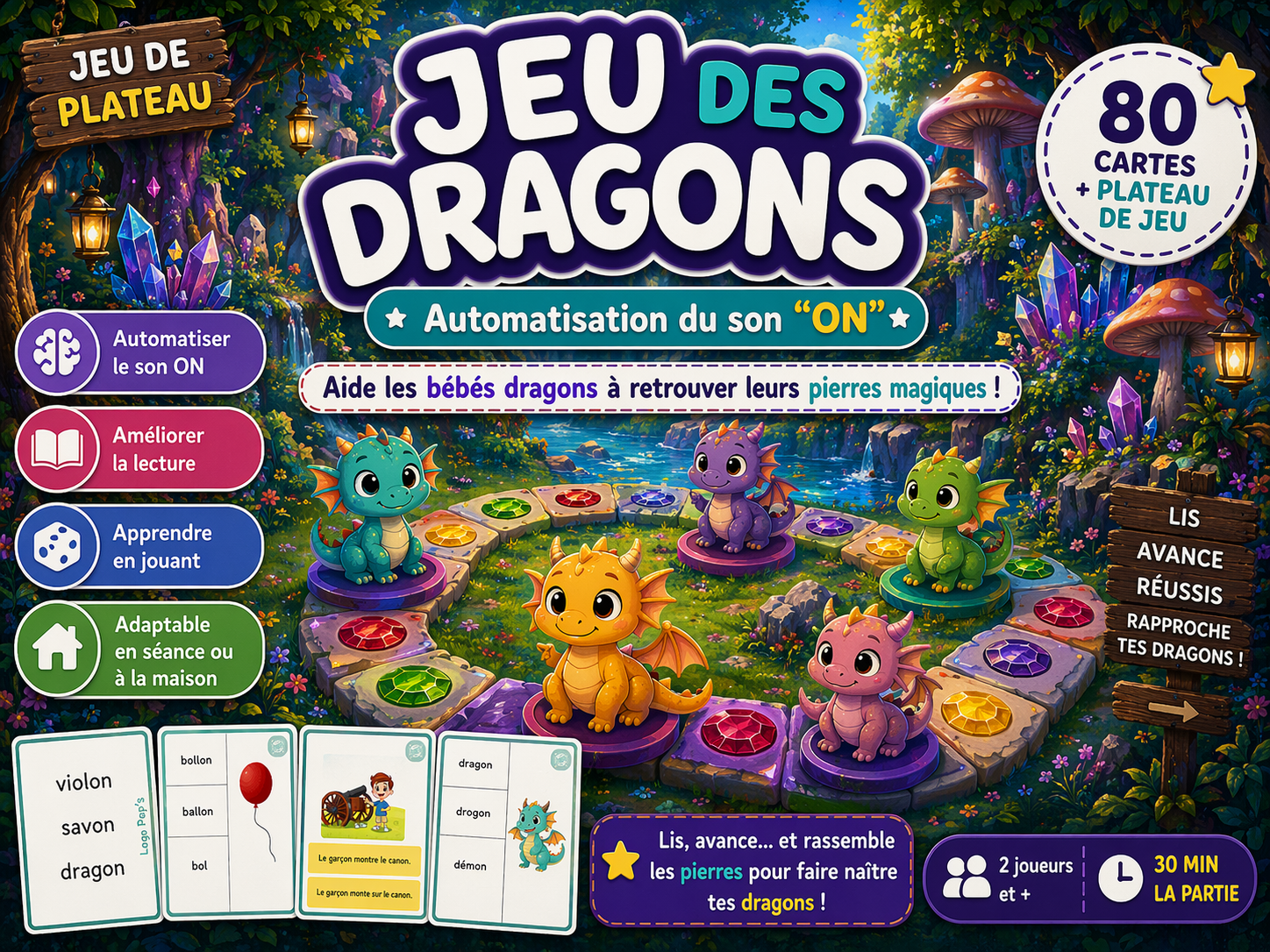 Jeu des dragons - Automatisation du son "on"