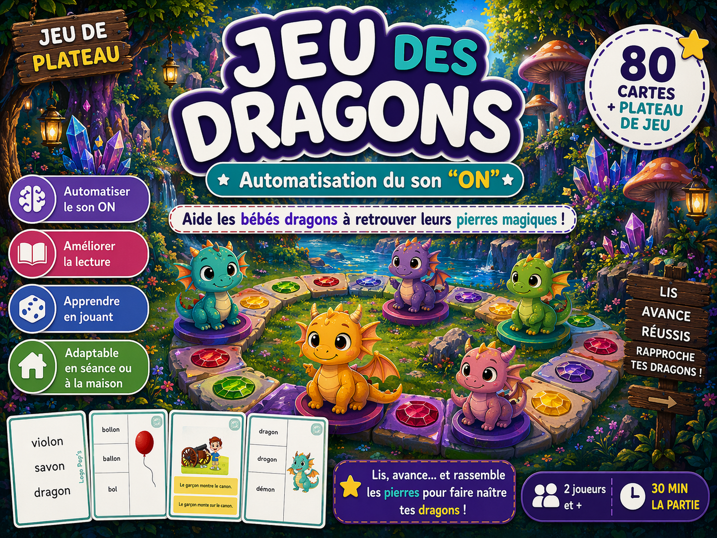 Jeu des dragons - Automatisation du son "on"