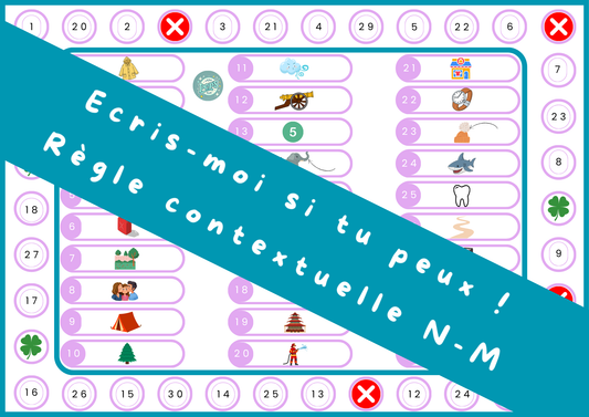 Écris-moi si tu peux ! Jeu d’écriture – N devient M (devant P, B, M)