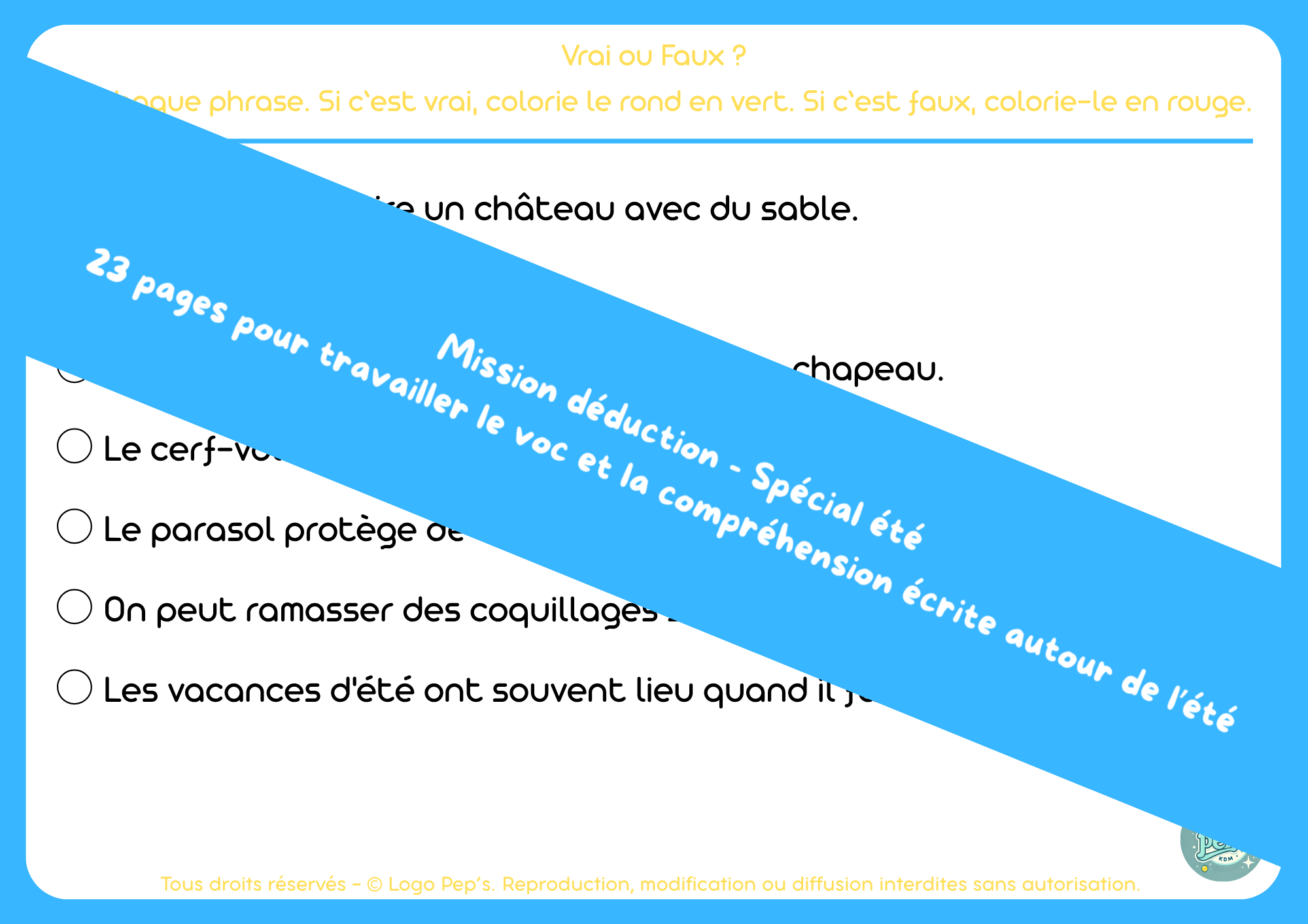 Mission Déduction – Spécial été