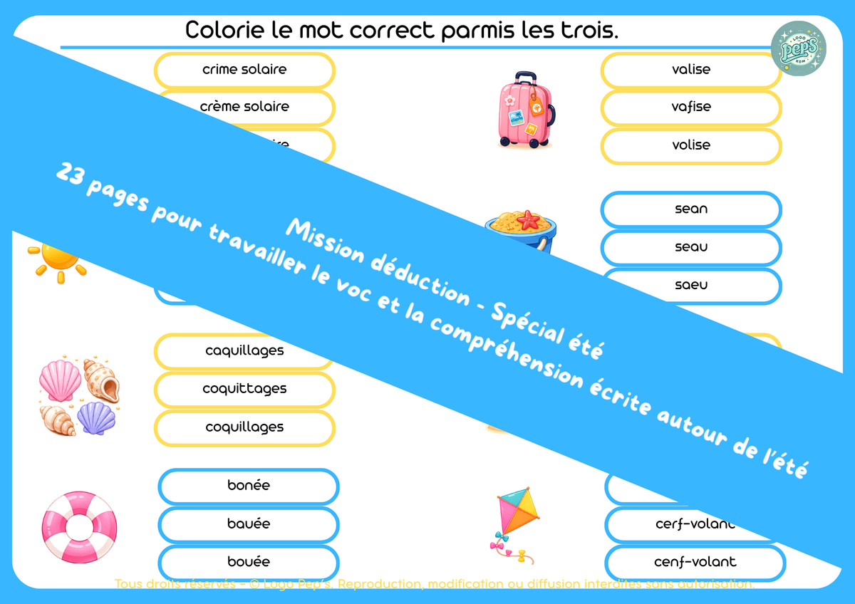 Mission Déduction – Spécial été